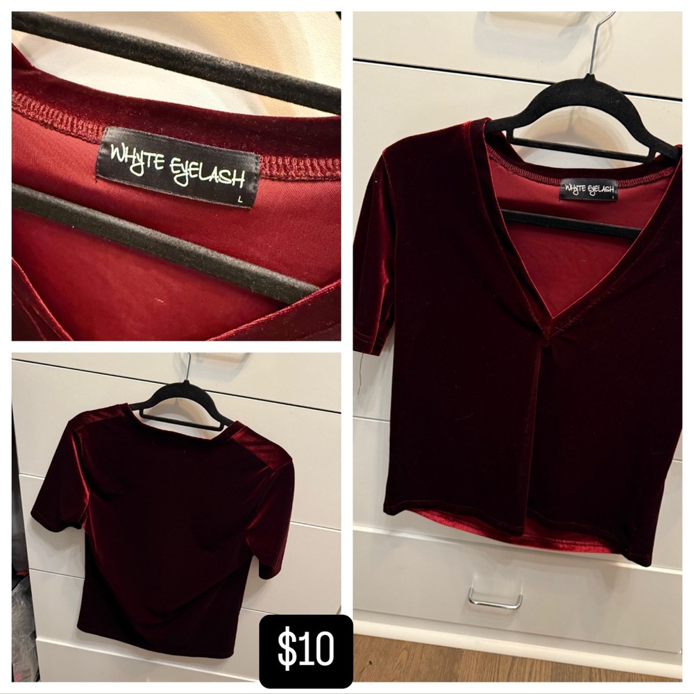 Velvet top